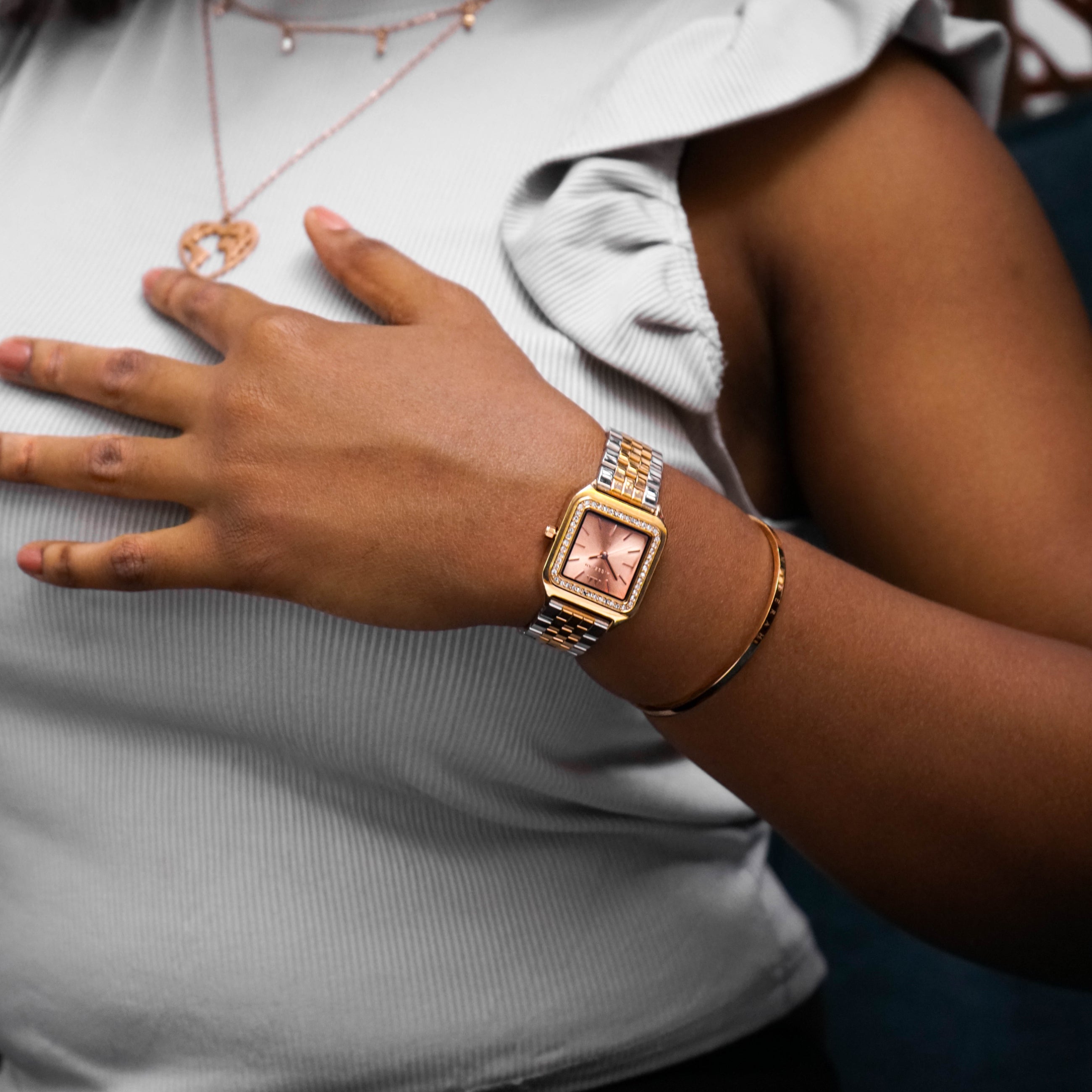 5th Silver Rose Gold