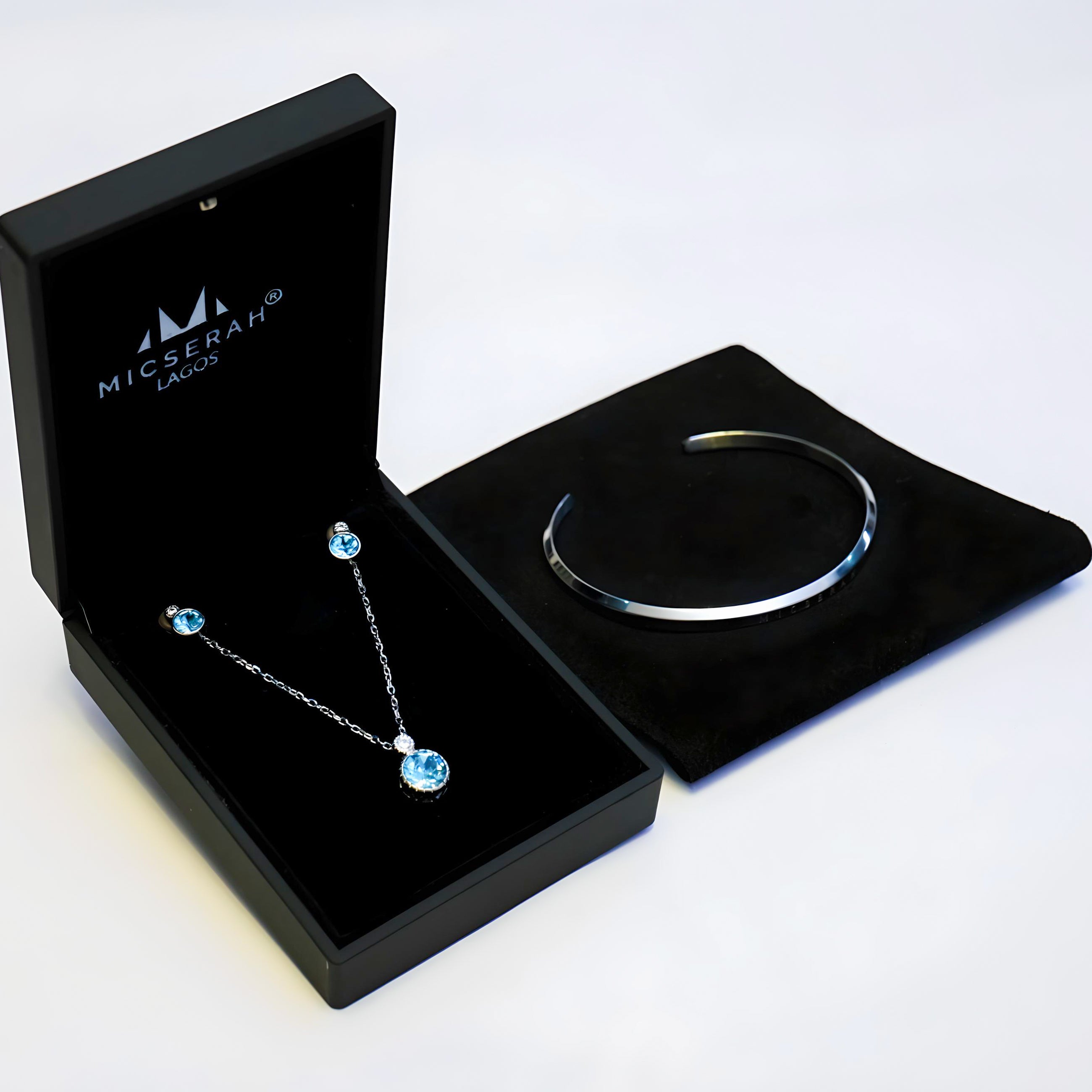 Ocean eye set x Royal cuff