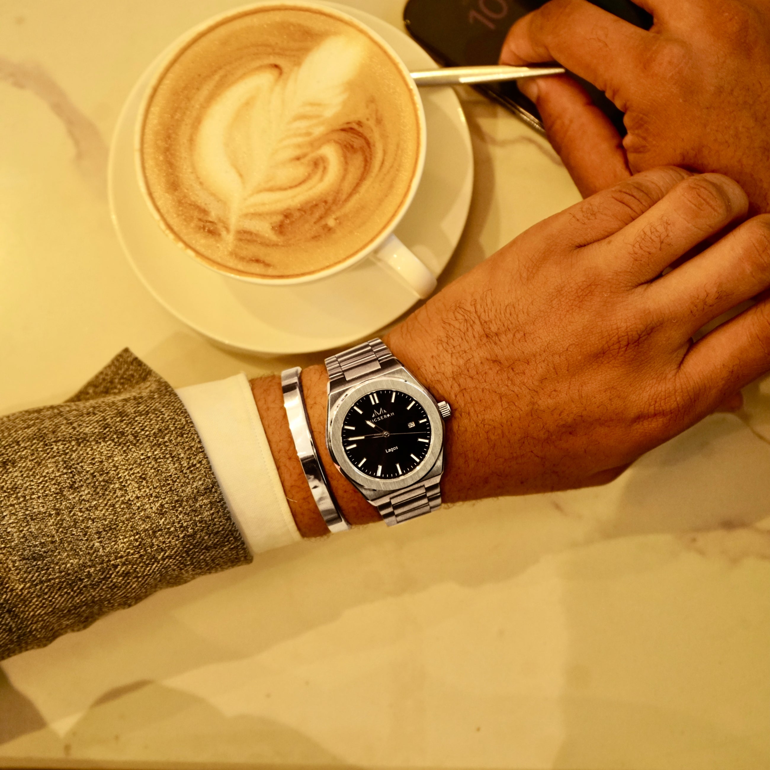 Lagos Silver-Black
