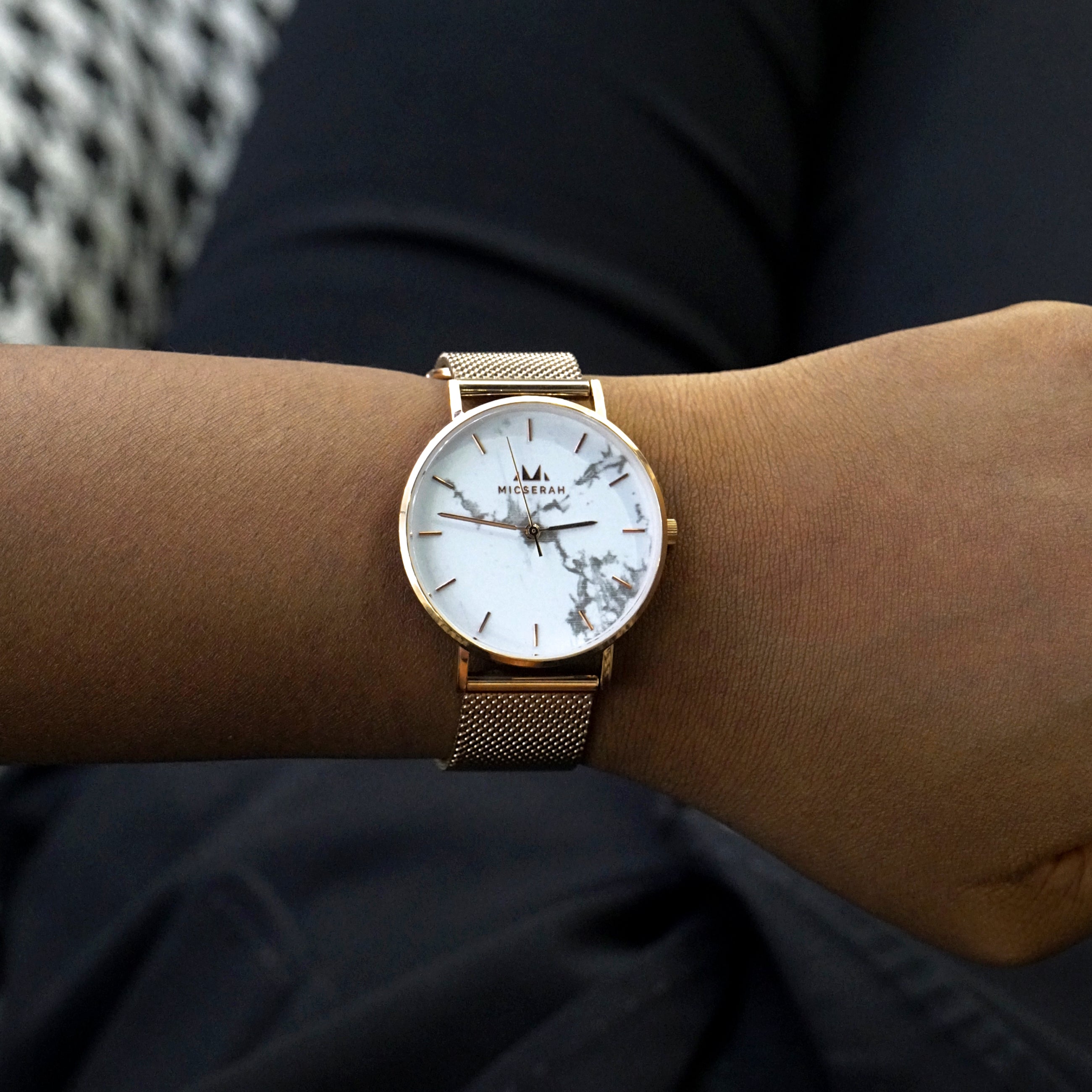 ROSE MARBLE-WITH MESH-White