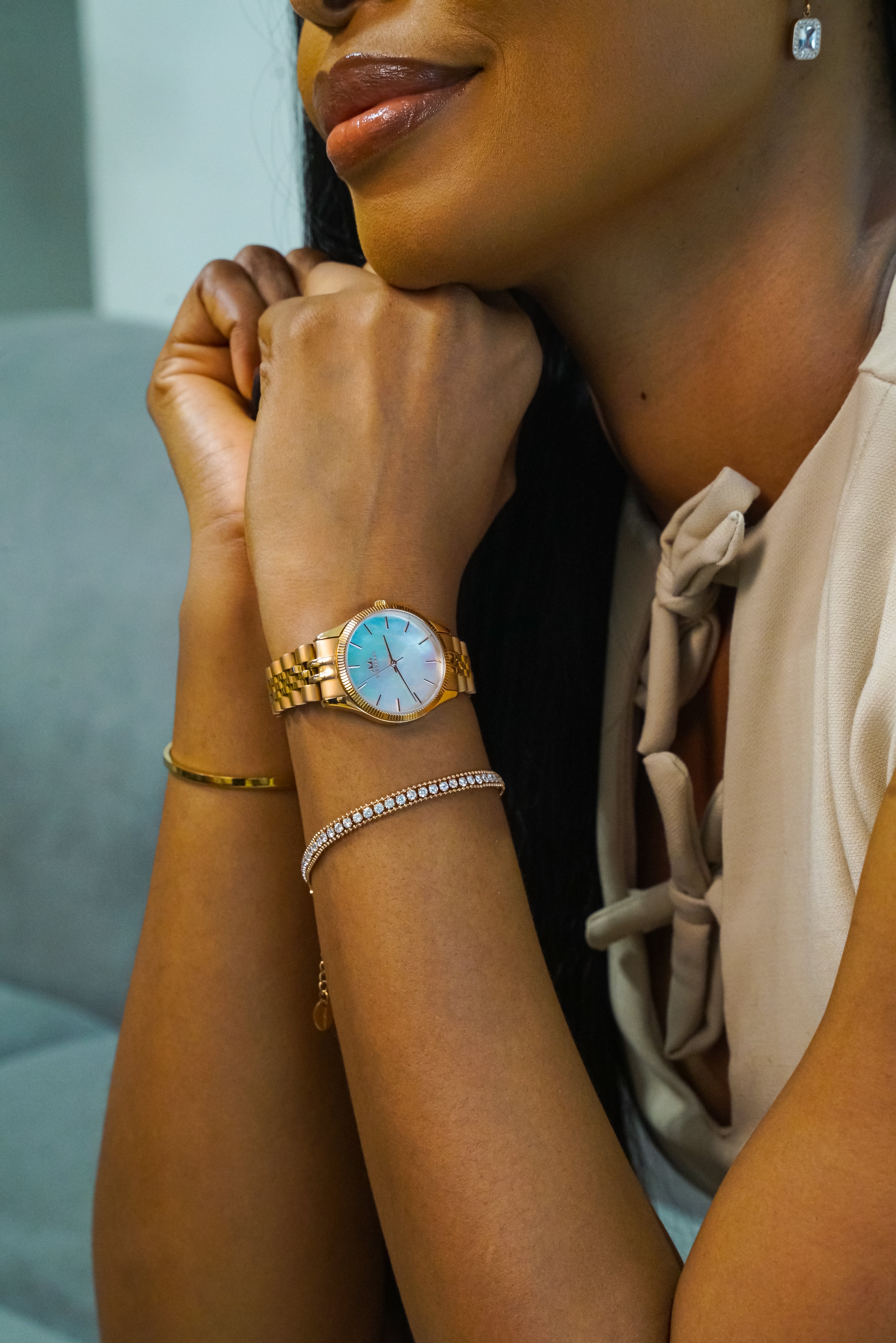 Seashell rose gold