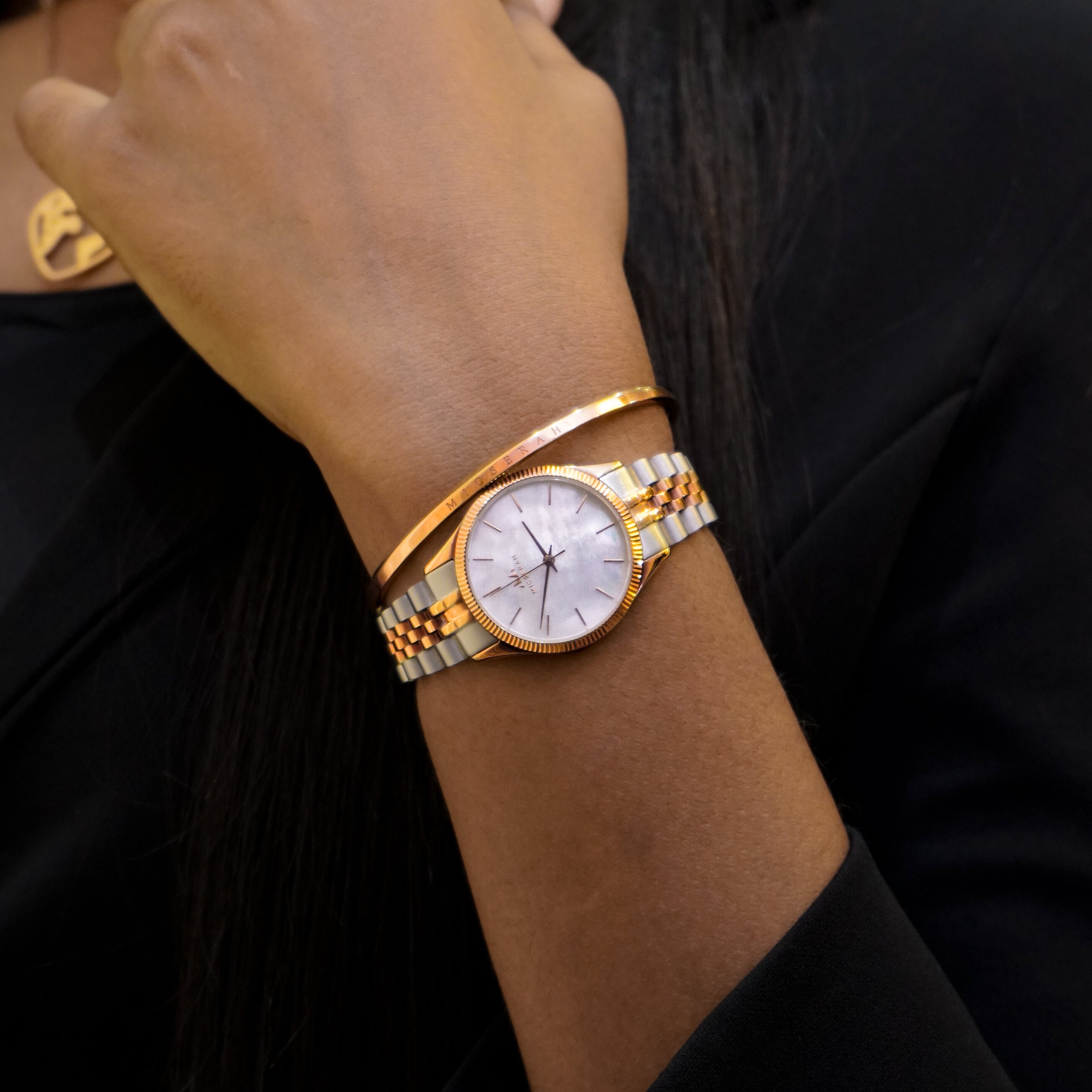 Seashell rose-silver