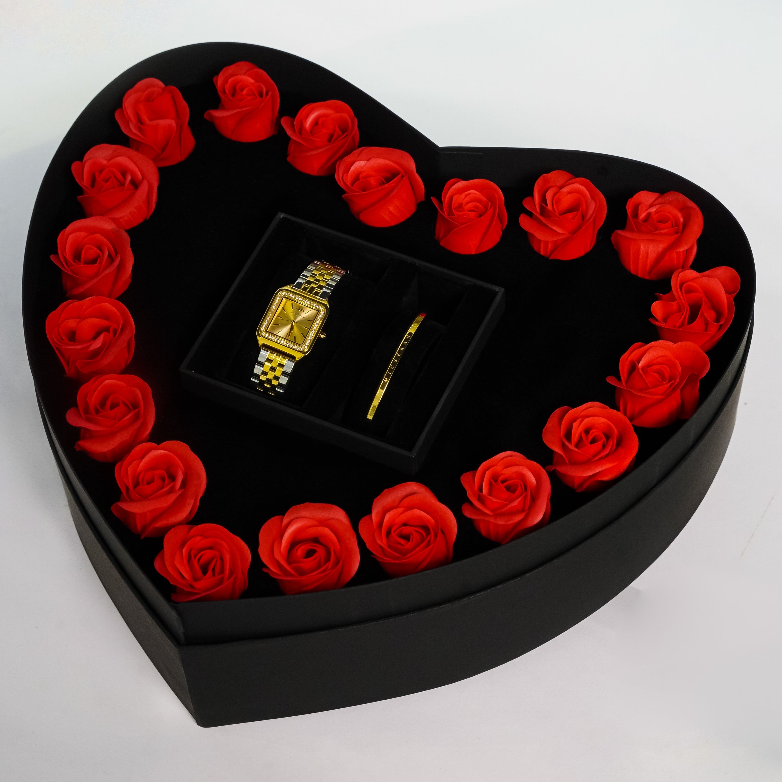 5th Gold Silver × Gold Cuff (With Flower Box)