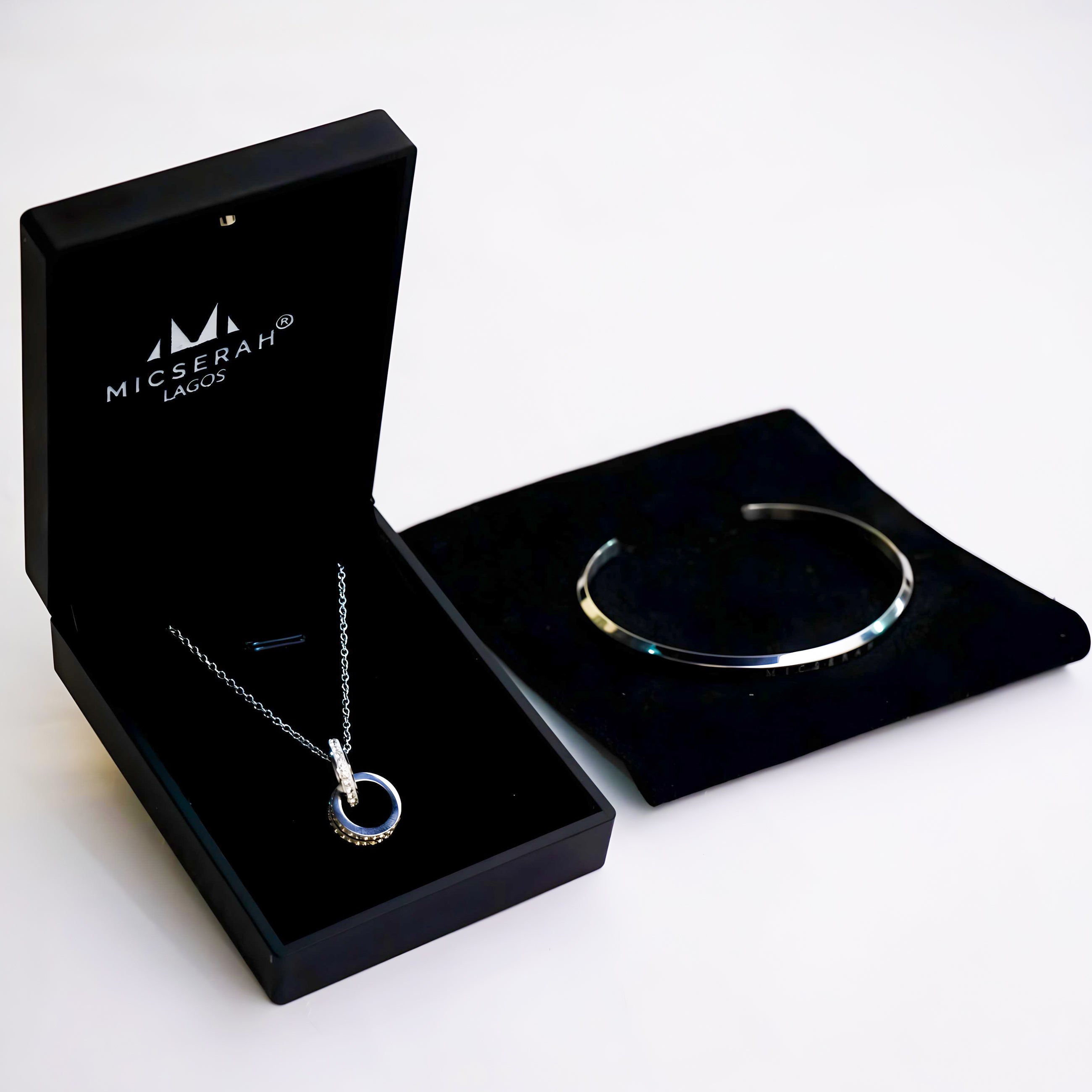 Double Ring Necklace X Royal Cuff