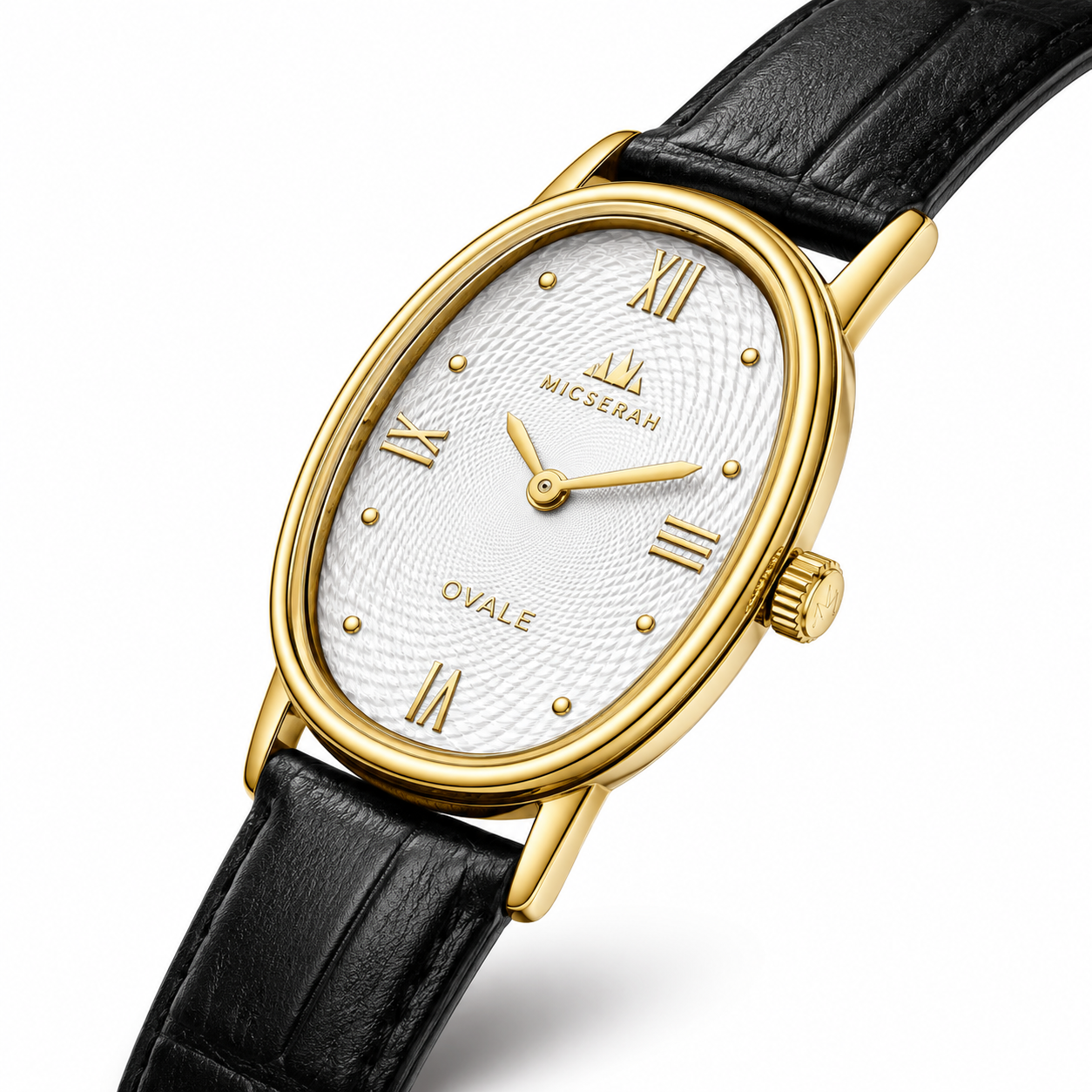 Ovale – Gold Champagne Leather