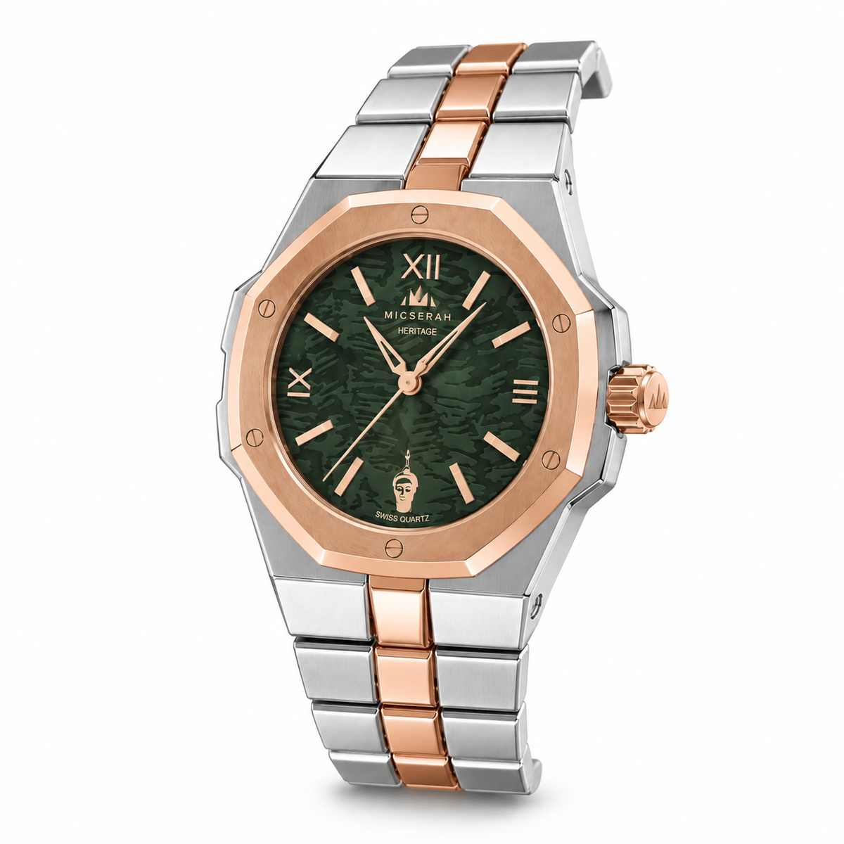 Heritage 33- Emerald Rose Gold