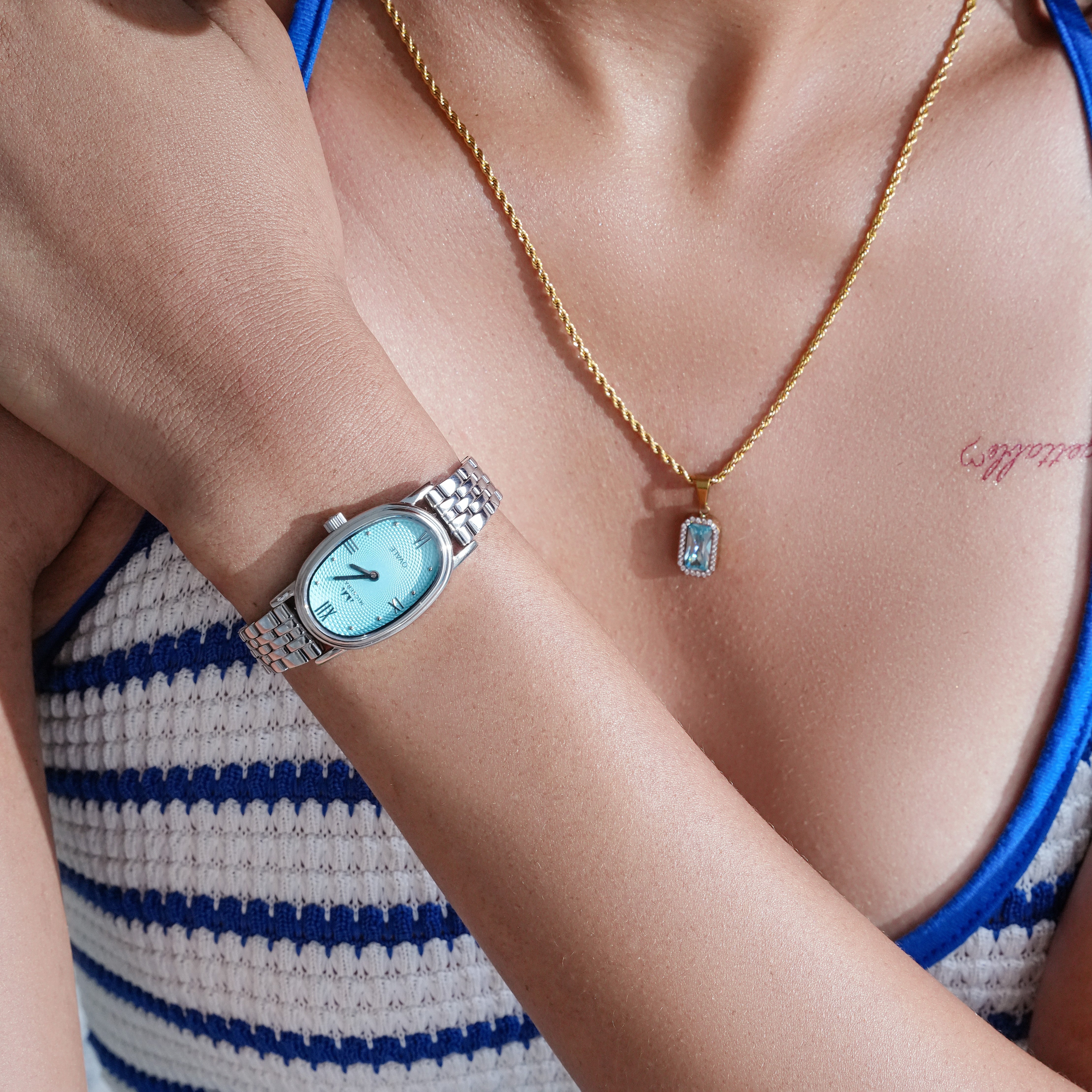 Ovale – Silver Blue