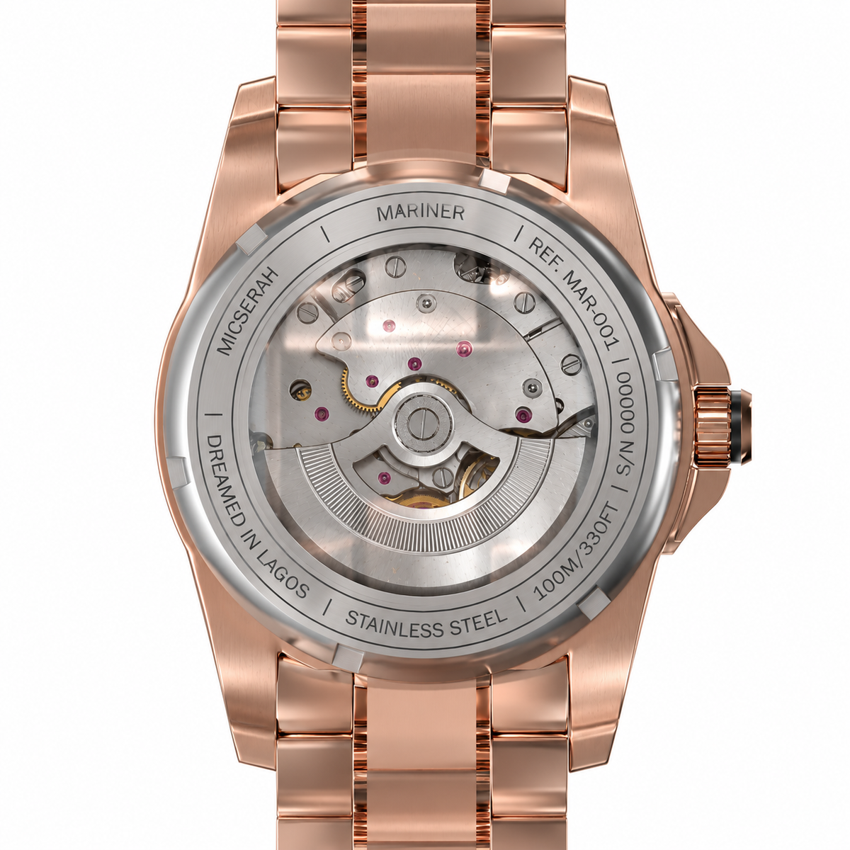 Mariner Rose Black Automatic Watch