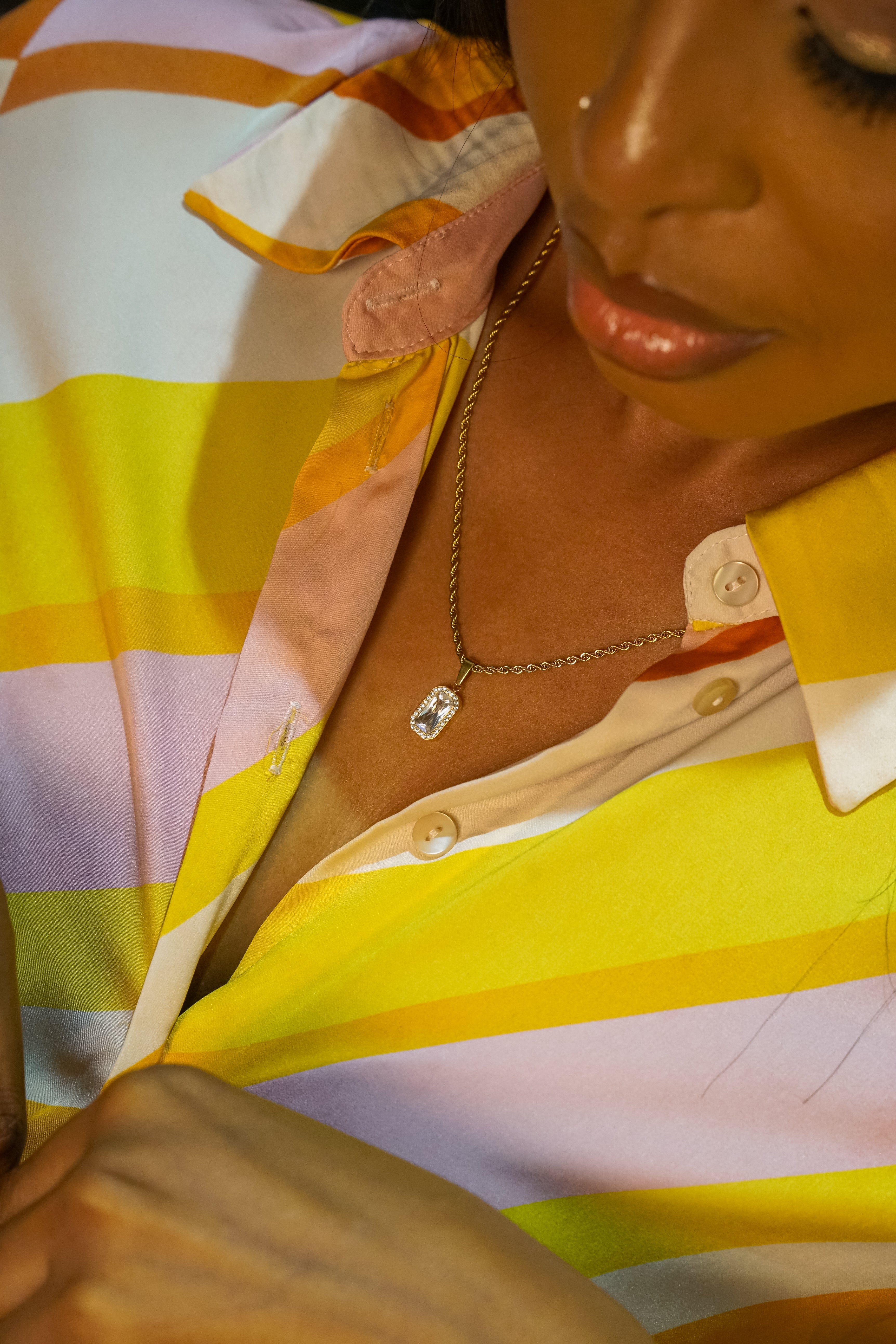 Golden Éclat Necklace – Yellow Gold