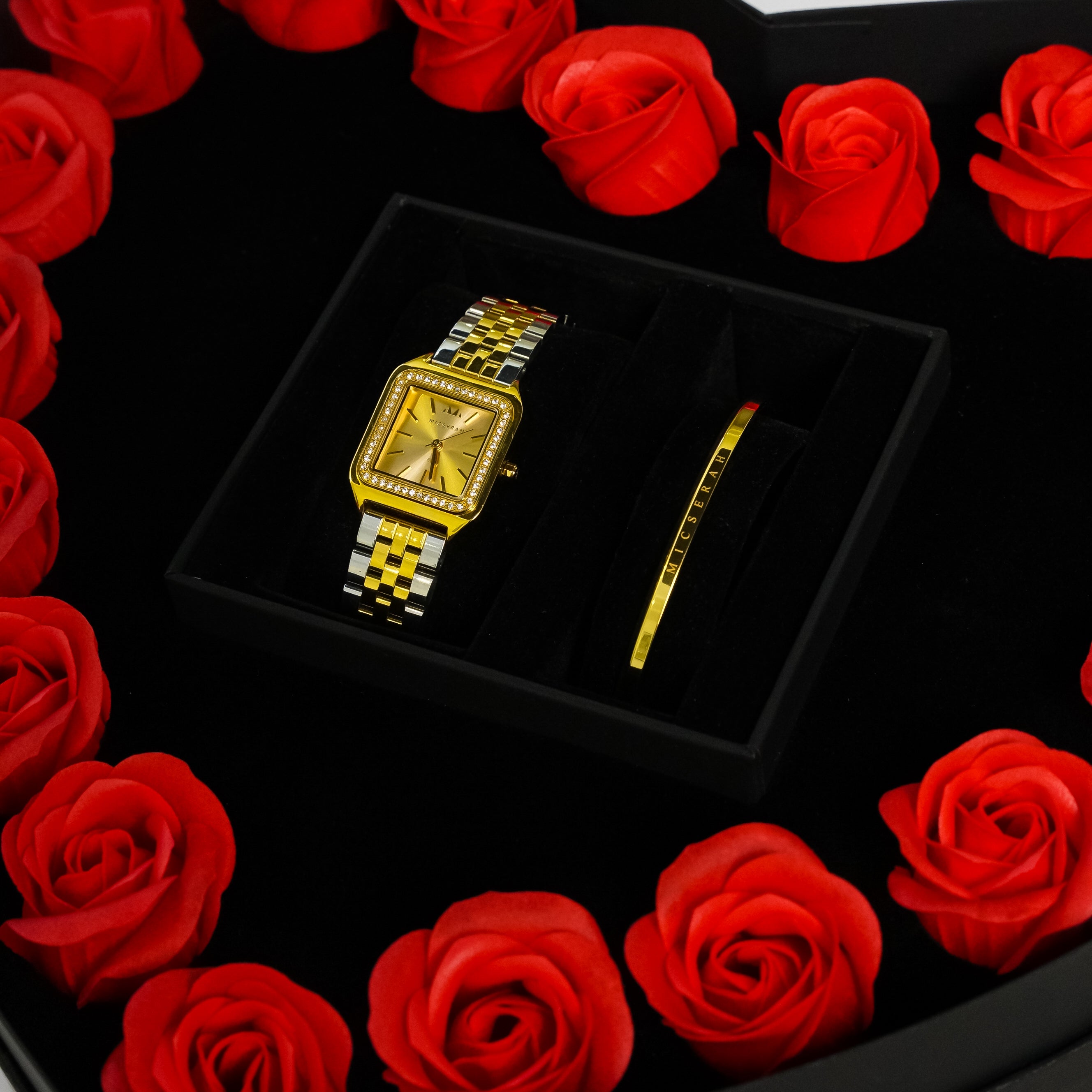 5th Silver Gold Silver × Gold Cuff (With Flower Box)