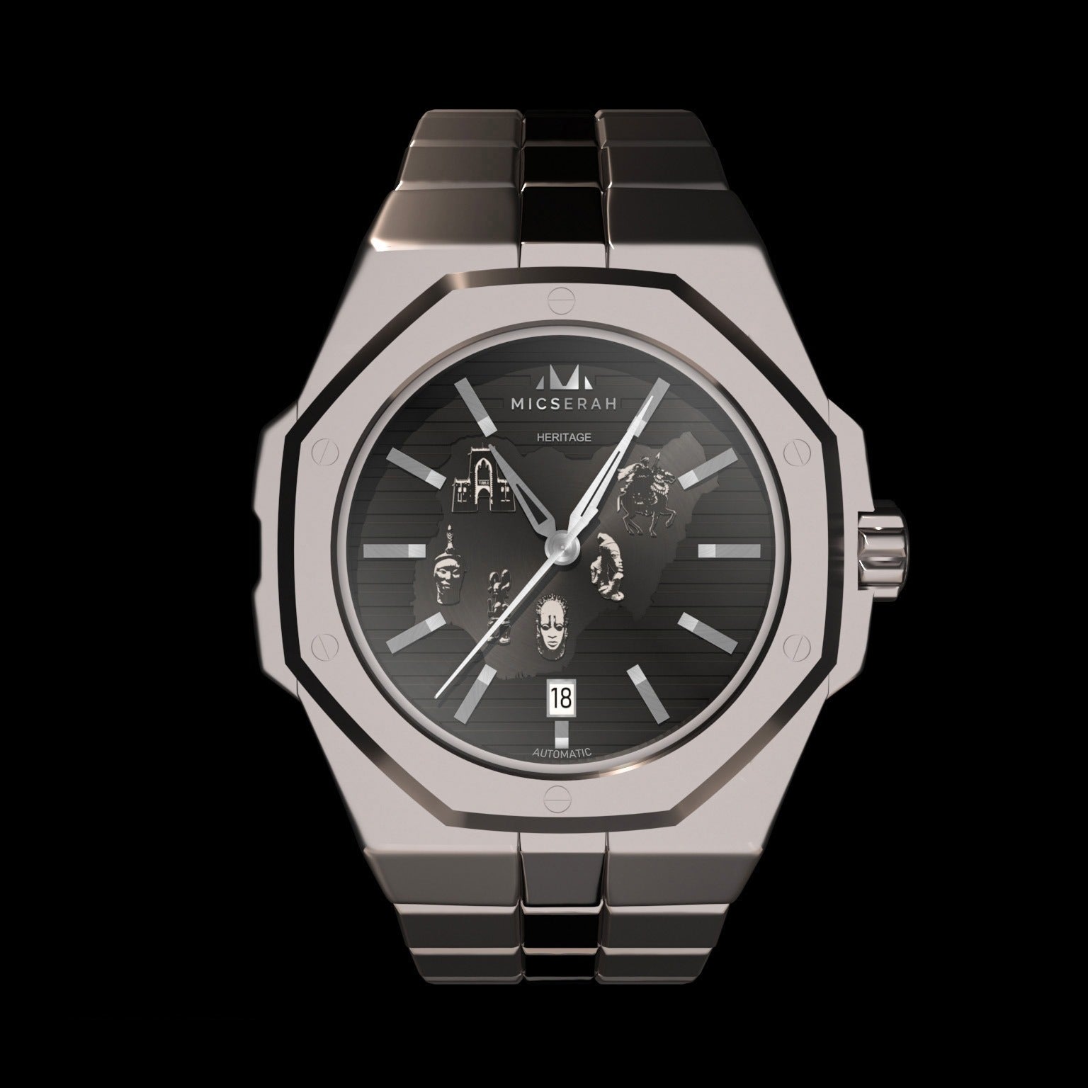 Heritage Black- Silver