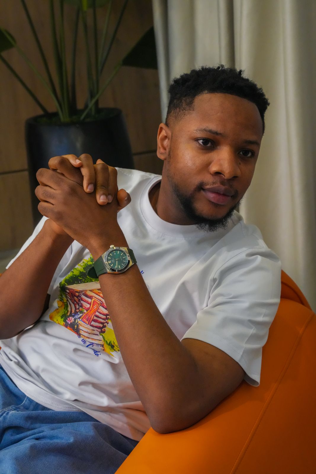 GMT 24 Dual Time - Green with Rubber strap