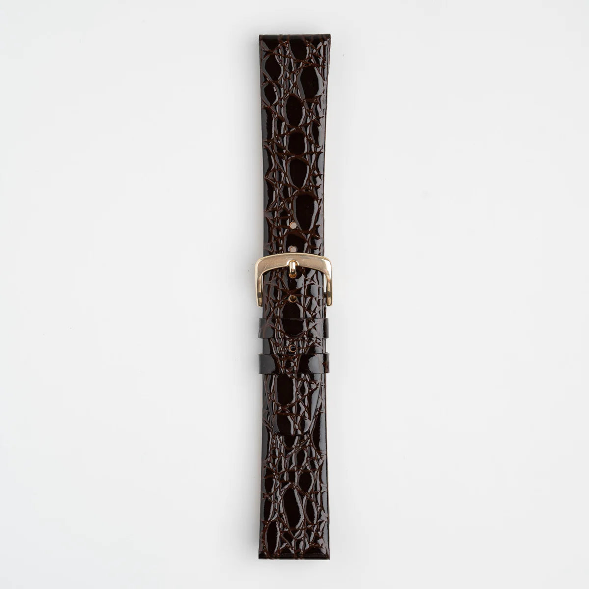 Classic Rose brown leather strap